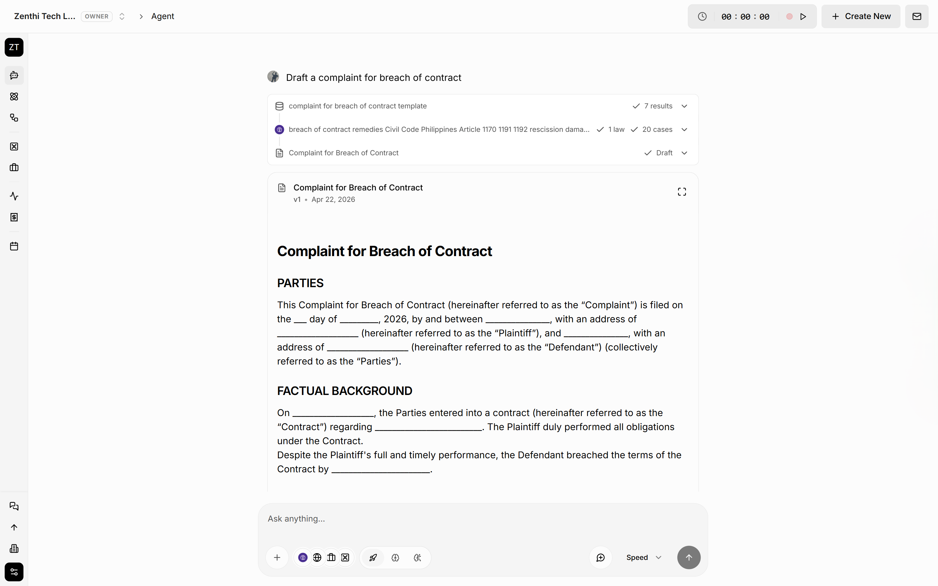 AI Document Drafting